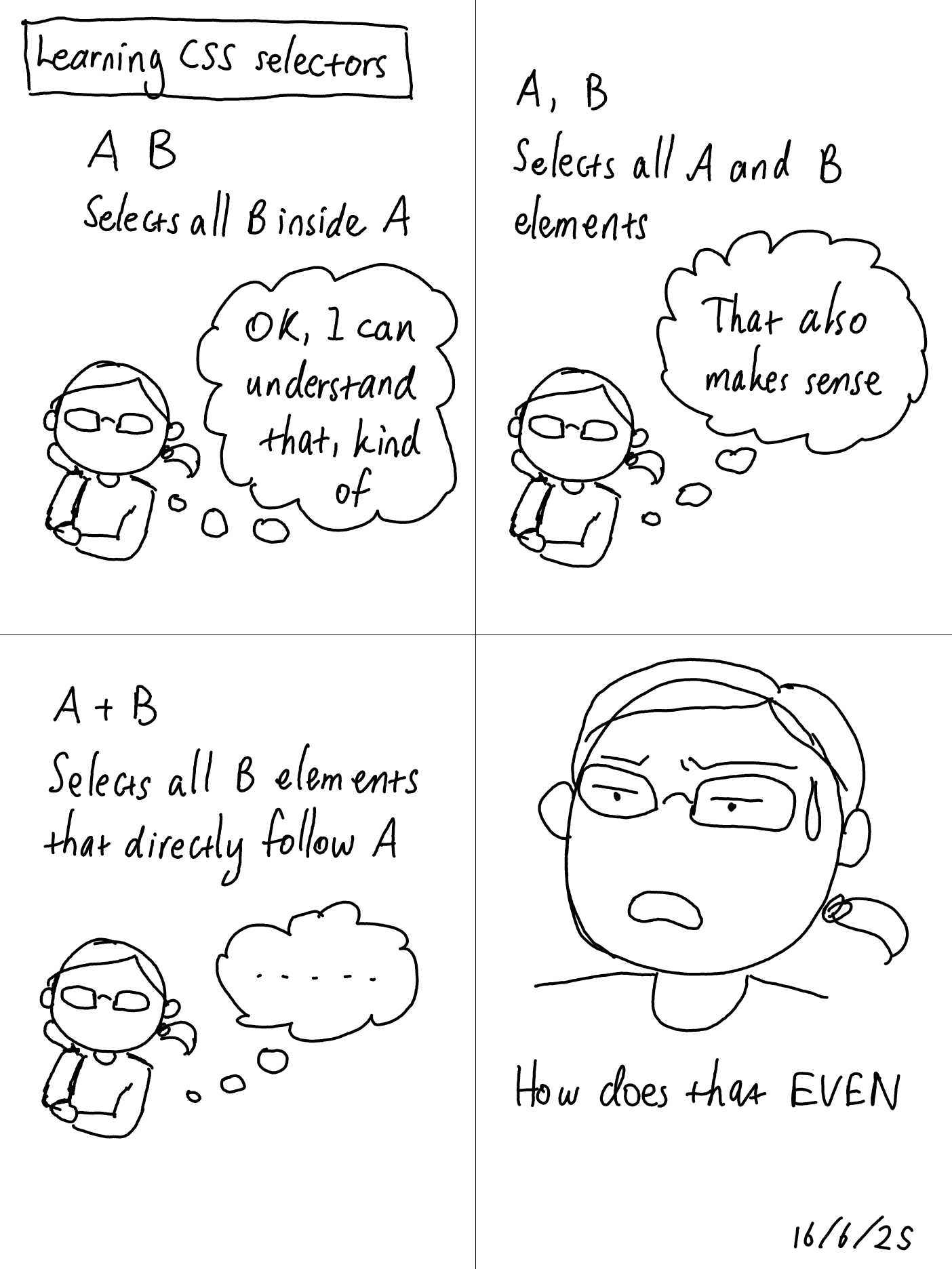 On learning CSS selector